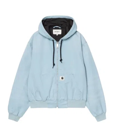 Carhartt Long-sleeved Casual Jacket In Blue