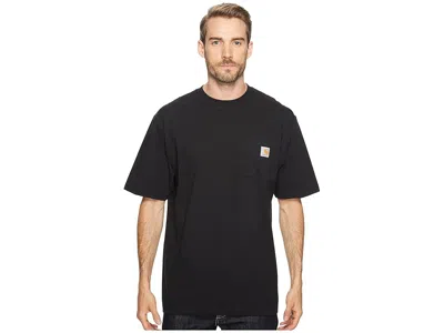 Carhartt Loose Fit Heavyweight Short Sleeve Pocket T-shirt In Black