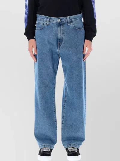 Carhartt Loose Tapered Denim Pant Rivets In Blue