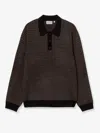 Carhartt Work In Progress Lowis Polo Sweater In Black