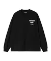 Carhartt Long-sleeve Graphic-print T-shirt In Black