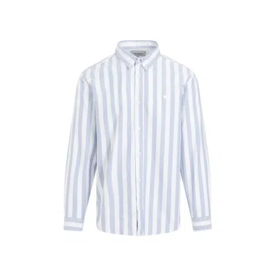 Carhartt Dillion Striped Shirt In White