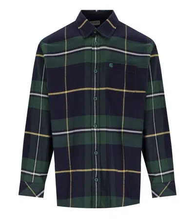Carhartt L/s Garnett Check Sycamore Tree Shirt In Green