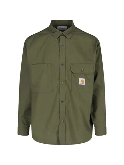 Carhartt L/s Irwin Shirt In Green