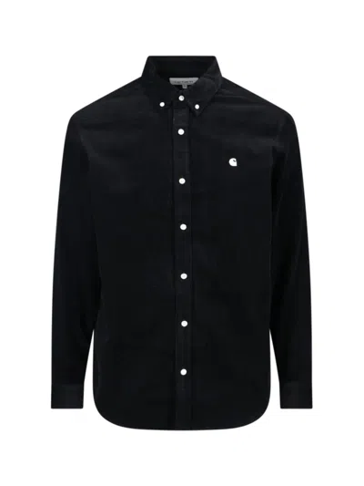 Carhartt 'l/s Madison Fine Cord' Shirt In Black  