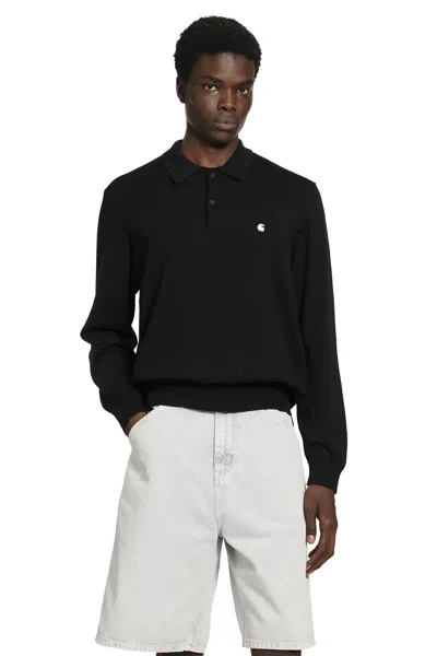 Carhartt L/s Madison Polo In Black