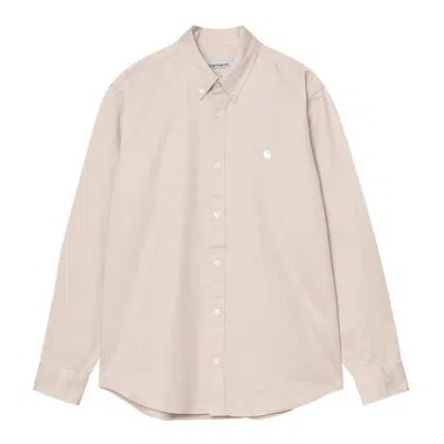 Carhartt L/s Madison Shirt In Neutral
