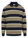 Carhartt L/s Malone Rugby Polo Shirt In Neutral