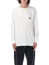 Carhartt White Cotton Pocket T-shirt In White