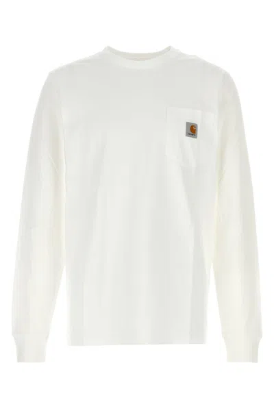 Carhartt White Cotton Pocket T-shirt