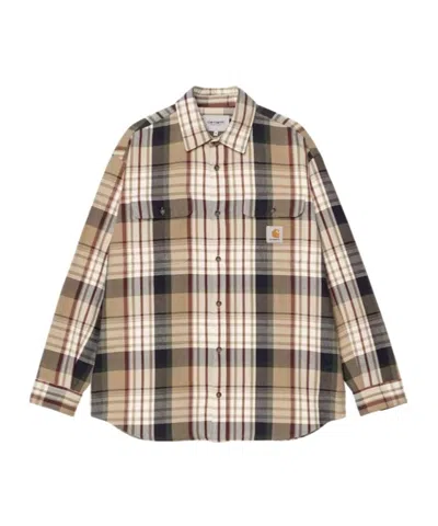 Carhartt L/s Tamblyn Shirt In Brown