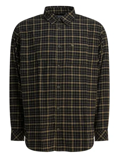 Carhartt Checked Pattern Button-down Collar Shirt In Green