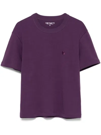 Carhartt Luca T-shirt In Purple