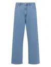 Carhartt Loose Tapered Fit 5-pockets Trousers In Blue