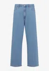 Carhartt Loose Tapered Fit 5-pockets Trousers In Blue