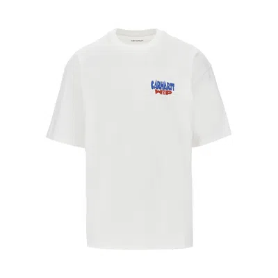 Carhartt Luggage Label Graphic-print Cotton T-shirt In White