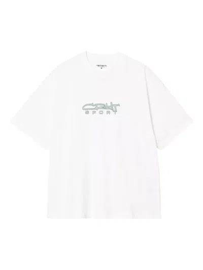Carhartt Relaxed Fit Crew Neck Short Sleeves In White