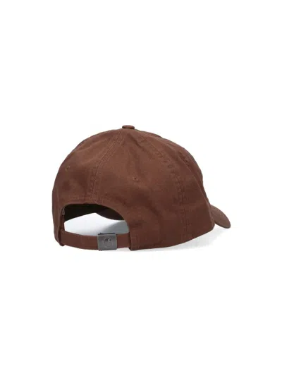 Carhartt Madison Baseball Cap In Lumber/white