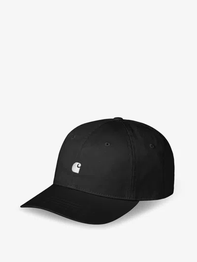 Carhartt Work In Progress Madison Logo Embroidered Baseball Cap In Black White