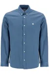 Carhartt Madison Button-down Shirt In Blue