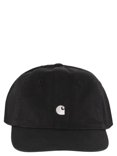 Carhartt Madison - Cap With Visor And Logo In Black