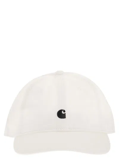 Carhartt Madison - Cap With Visor And Logo In White