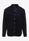 Carhartt Madison Corduroy Long-sleeved Shirt In Blue