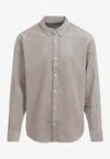 Carhartt Madison Corduroy Long-sleeved Shirt In Neutral