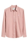Carhartt Madison Cotton Corduroy Button-down Shirt In Glassy Pink / Wax