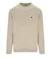 Carhartt Madison Fleur De Sel Crewneck Jumper In Brown