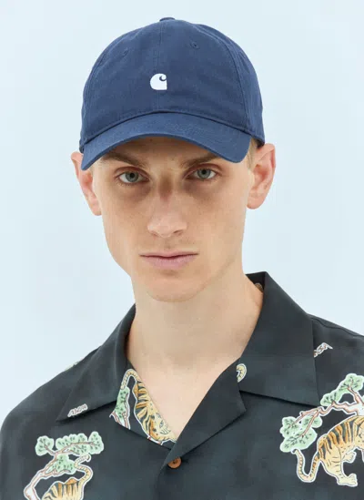 Carhartt Madison Logo Baseball Cap In Navy