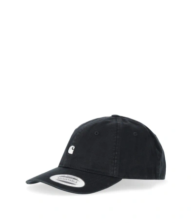 Carhartt Logo-embroidered Baseball Cap In Black