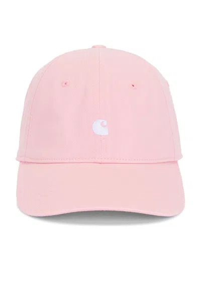 Carhartt Madison Logo Cap In Pink