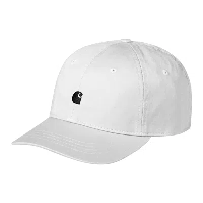 Carhartt Madison Logo Cap In Axx White Black
