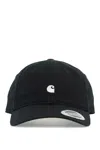 Carhartt Wip Madison Logo Embroidered Cap In Black