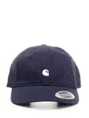Carhartt Wip Madison Logo Embroidered Cap In Blue
