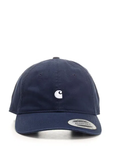 Carhartt Wip Madison Logo Embroidered Cap In Blue