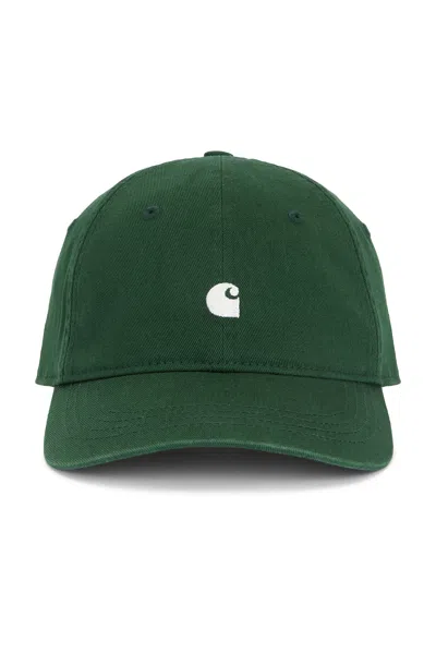 Carhartt Madison Logo Cap In Sycamore Tree & Wax