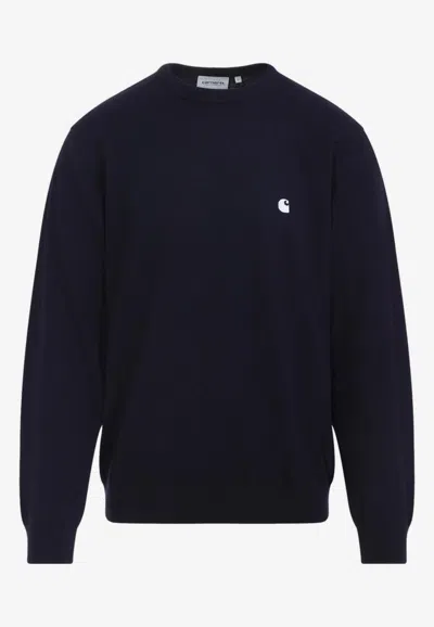 CARHARTT MADISON LOGO-EMBROIERED SWEATER