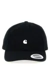 Carhartt Madison Logo Hats Black In Black