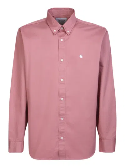 Carhartt Logo Shirt In Pink
