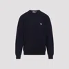 Carhartt Madison Cotton Sweater With Ribbed Cuffs And Hem In Blue