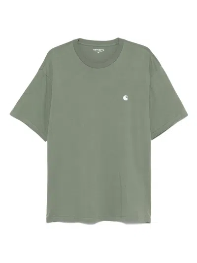 Carhartt Shortsleeve Madison T-shirt In Park / White