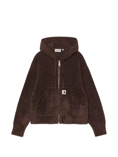 Carhartt Maine Active Faux Fur Jacket In Brown