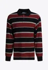 Carhartt Malone Long-sleeved Rugby Polo T-shirt In Multi