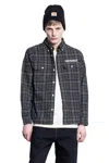 Carhartt Work In Progress Runaway Millett Check Button-down Shirt In Black