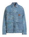 Carhartt Stamp Denim Jacket In Blue