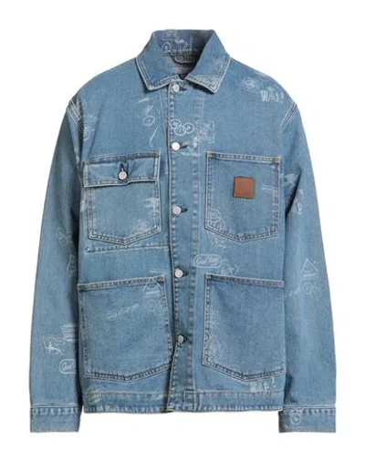 CARHARTT CARHARTT MAN DENIM OUTERWEAR BLUE SIZE XL ORGANIC COTTON