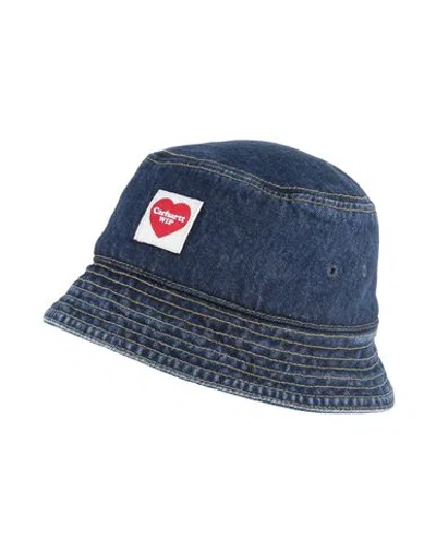 Carhartt Man Hat Blue Size S/m Cotton