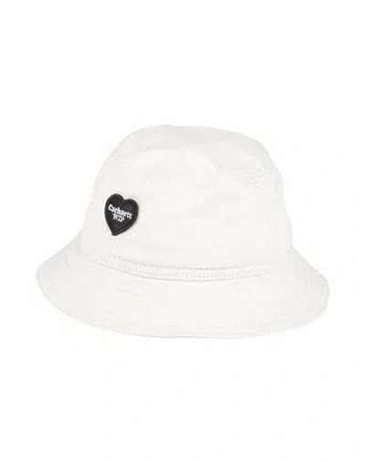 Carhartt Man Hat Cream Size S/m Cotton In White